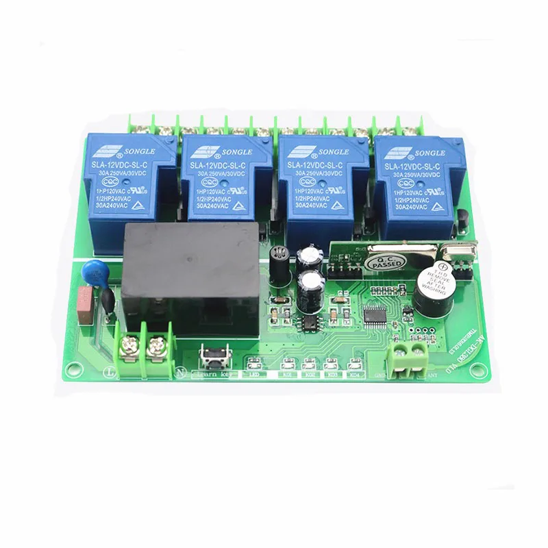 AC220V 380В 4CH 30A RF Беспроводная система дистанционного управления радио беспроводной