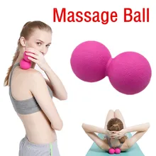 Мяч для массажа арахиса, двойной мяч для Лакросса, триггер, обезболивающий, снимает стресс, безопасность и выживание Z1219