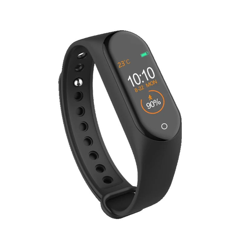 

Bakeey M4 Full R&ecord Color Screen Wristband HR and Blood Pressure Monitor USB Direct Charge bluetooth Sport Wristband Bracelet