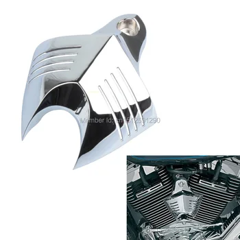 

Chrome Motorcycle Twin Horn Cover V-Shield Cowbell Silver Fits For 1992-2013 Harley Road King Dyna Custom Free Shipping