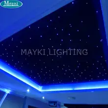 Maykit 27 Вт Led волоконно-оптический свет звезда потолочное освещение осветитель с пультом дистанционного управления дом Babby комната Звездный потолок Декор