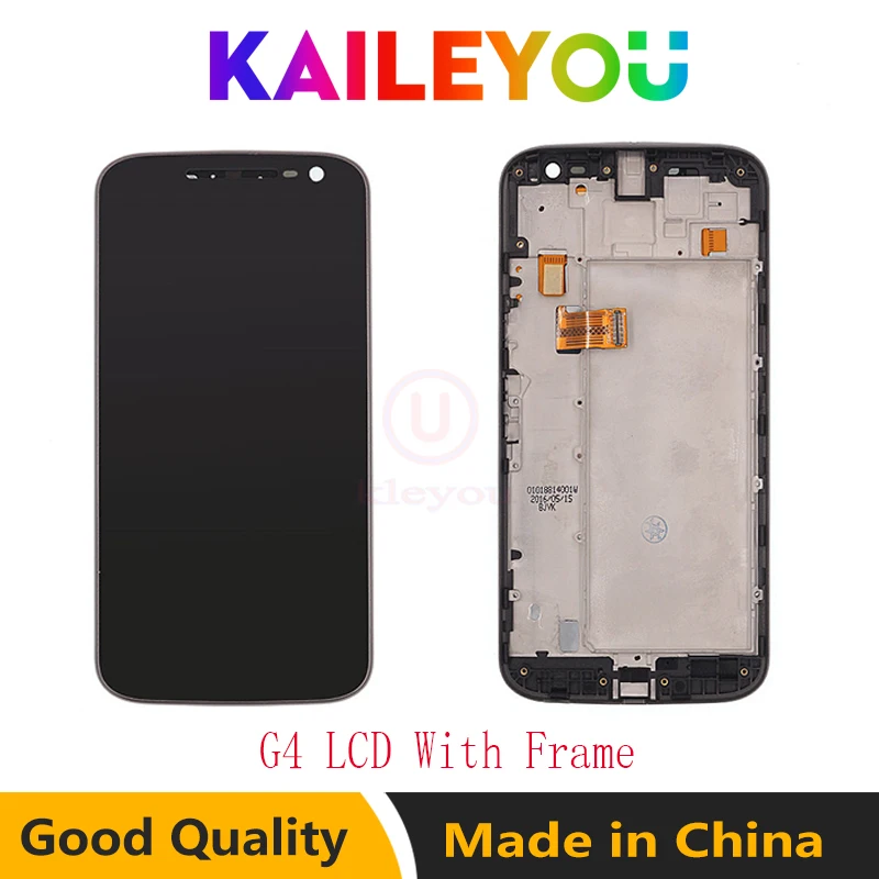 

5.5 Inch for Motorola Moto G4 XT1622 XT1625 LCD Display Touch Screen Digitizer Assembly with Frame for G4 Display