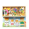 Wooden Puzzle Set Baby Educational Toys Bear Changing Clothes Puzzles Kids Children's Wooden Toy ► Photo 3/5