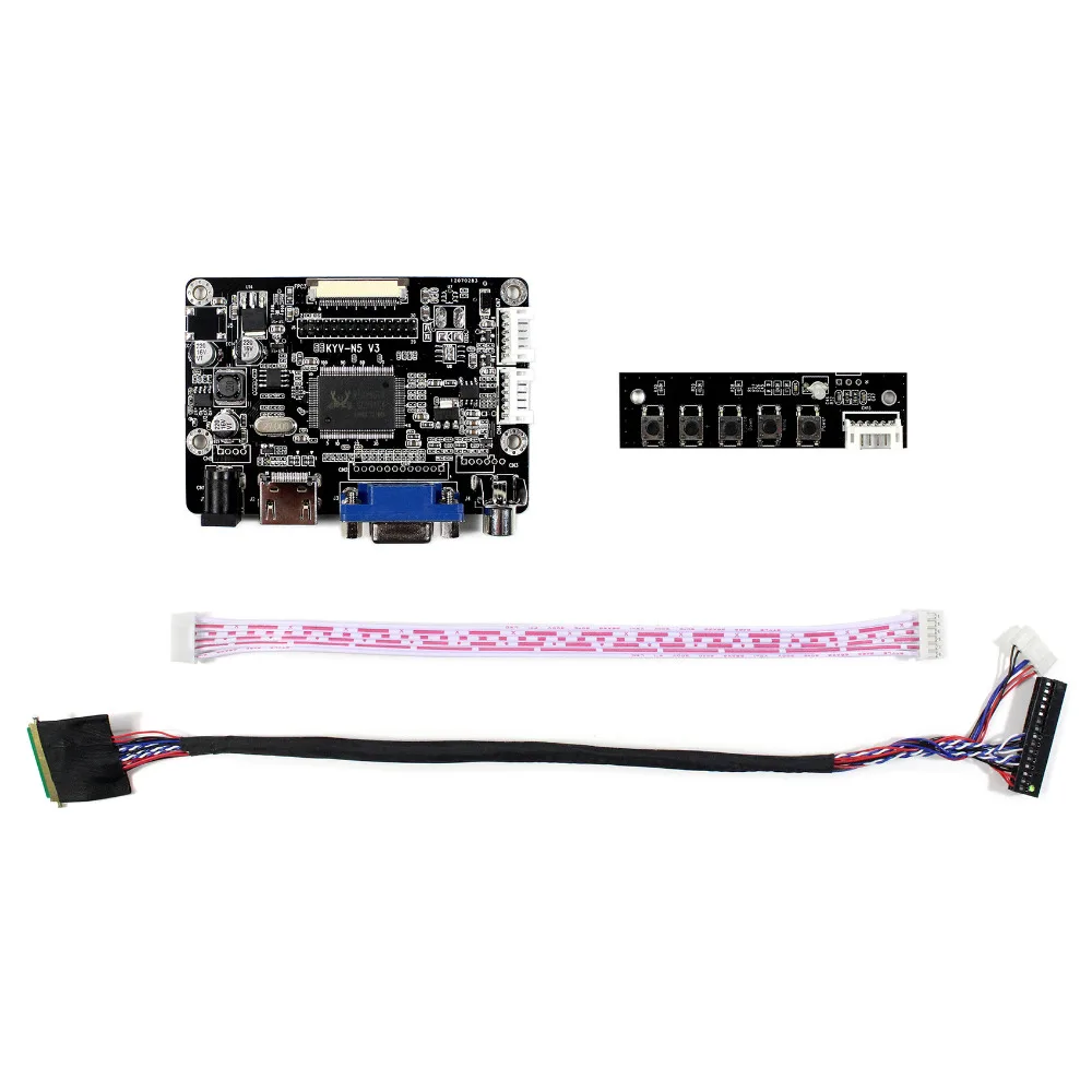  HDMI VGA AV LCD Controller Board KYV-N5 V3 for 14.1
