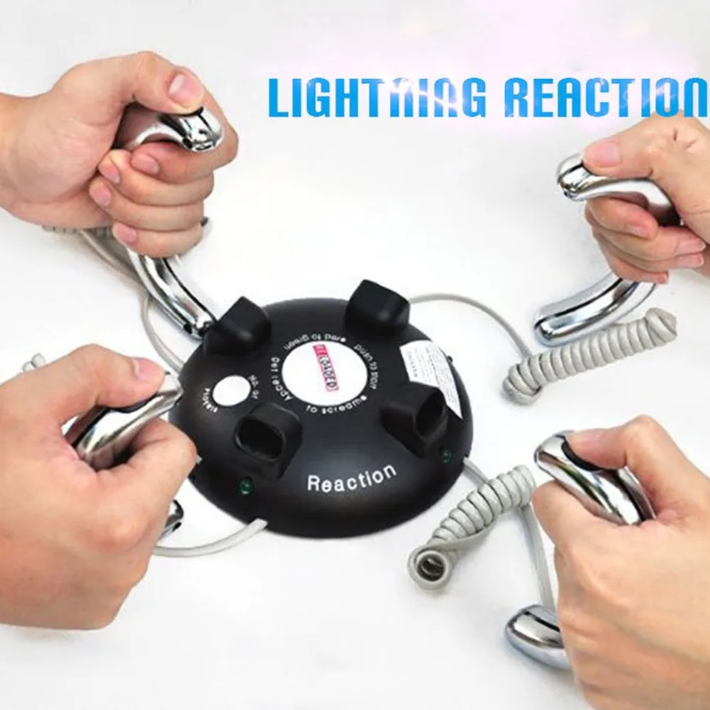

Lightning Reaction Reloaded Electric Shock Revenge Shocking Bar Party Game Toy