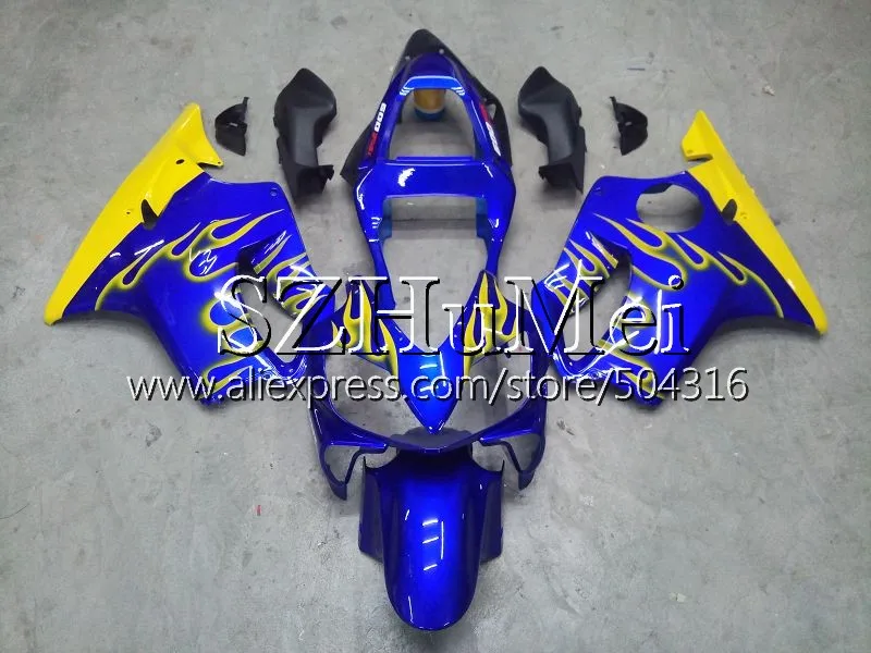 Корпус для HONDA CBR 600 F4i CBR 600F4i CBR600FS 600 FS горячая Распродажа blk 48SH19 CBR600 F4i 01 02 03 CBR600F4i 2001 2002 2003 обтекатели - Цвет: No.  7