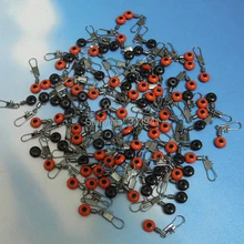 120 шт./партия, Морской рыболовный Поплавковый стопор, морская рыболовная леска, соединитель крюка, кольцо с плавающим сиденьем с вращающимися Вертлюгами+ защитный штифт