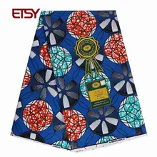 

ankara wax print fabric wedding dress fabric Cotton Africa Fabric dress Wax African Hollandais Real Dutch Printed Wax PL424