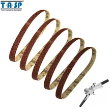 5 Pieces Sanding Belt 10X330mm 3/8