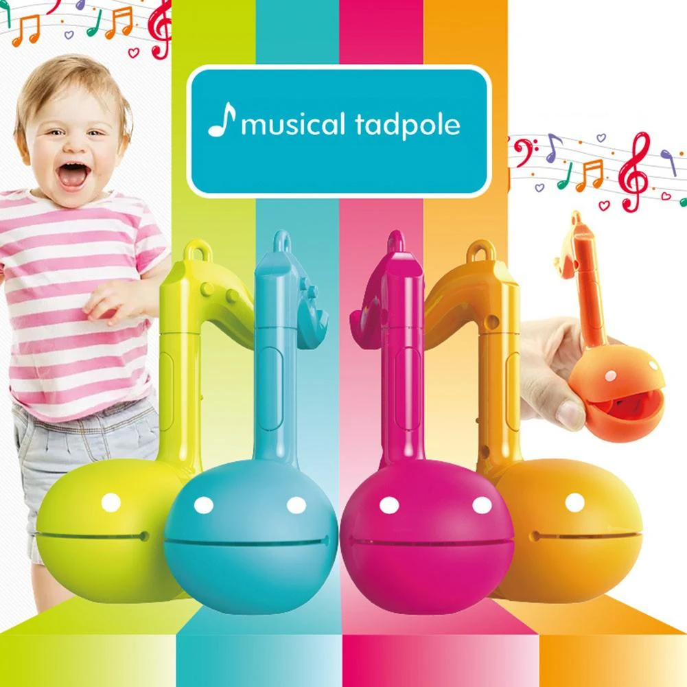 music note toy with mouth