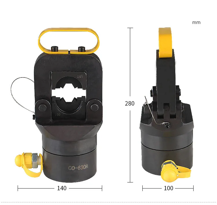 

iGeelee 150-630MM2 Hydraulic Compression Heads CO-630A Hydraulic Crimping Head Split Hydraulic Crimping Tool
