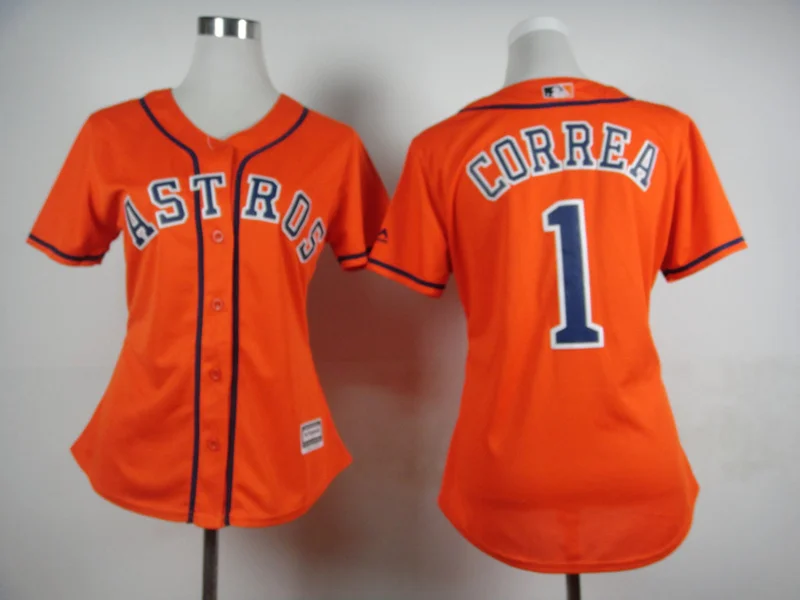 women astros orange jersey