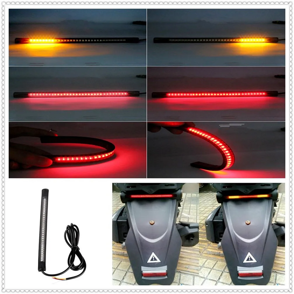 

Motorcycle Strip LED Tail Brake Stop Turn Signal Light for SUZUKI GSR600 GSR750 GSX-S750 GSXR1000 GSXR600 GSXR750