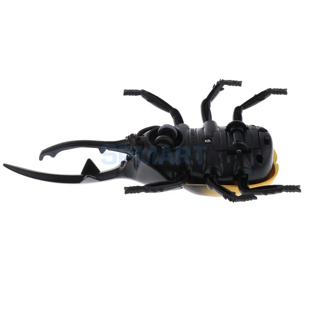 RC Infrared Remote Control Spider Prank Toys Insects Joke Scary Trick Gag Party Halloween Xmas Gift Kids Friends Cat Toy Yellow