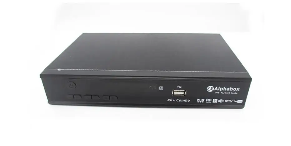 Alphabox X6 комбо + av кабель usb Wi Fi DVB S2 & T2 C спутниковый ТВ приемник Поддержка cam Newcad powervu