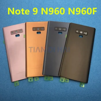 

10pcs AAA+ Quality note9 Back Battery Cover Glass Housing For Samsung Galaxy Note 9 N960 N960F SM-N960F Phone Case Back glass