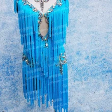 Новинка конкурс бахрома латинский платье для танцев, сальса платье, конкурс платья, дети женщины подсолнечное платье для танцев