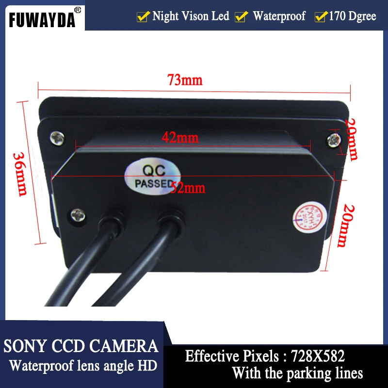 Автомобильная камера заднего вида FUWAYDA SONYCCD с монитором зеркала для BMW E81 E87 E90 E91 E92