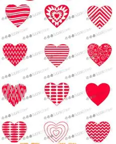 Смешайте романтическую бумагу для украшения шоколада, инструменты для украшения торта на День святого Валентина, принимайте заказ - Цвет: VZYZ-F