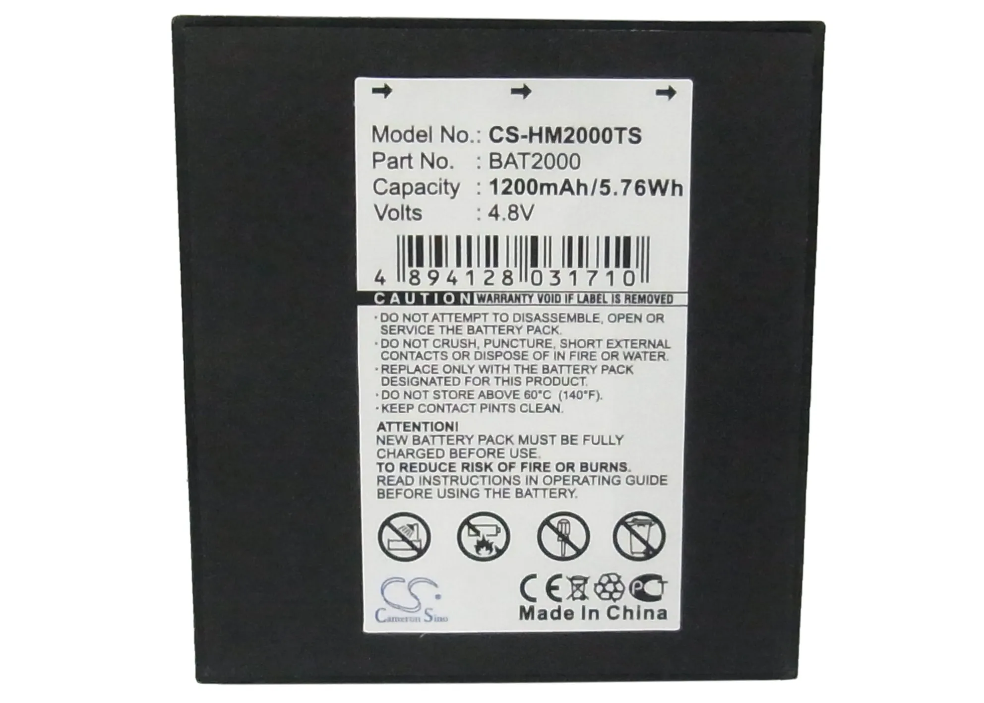 Аккумулятор Cameron Sino 1200 мАч BAT2000 C10326 K05645 для HME BP800 Beltpack COM 2000|Цифровые аккумуляторы| |