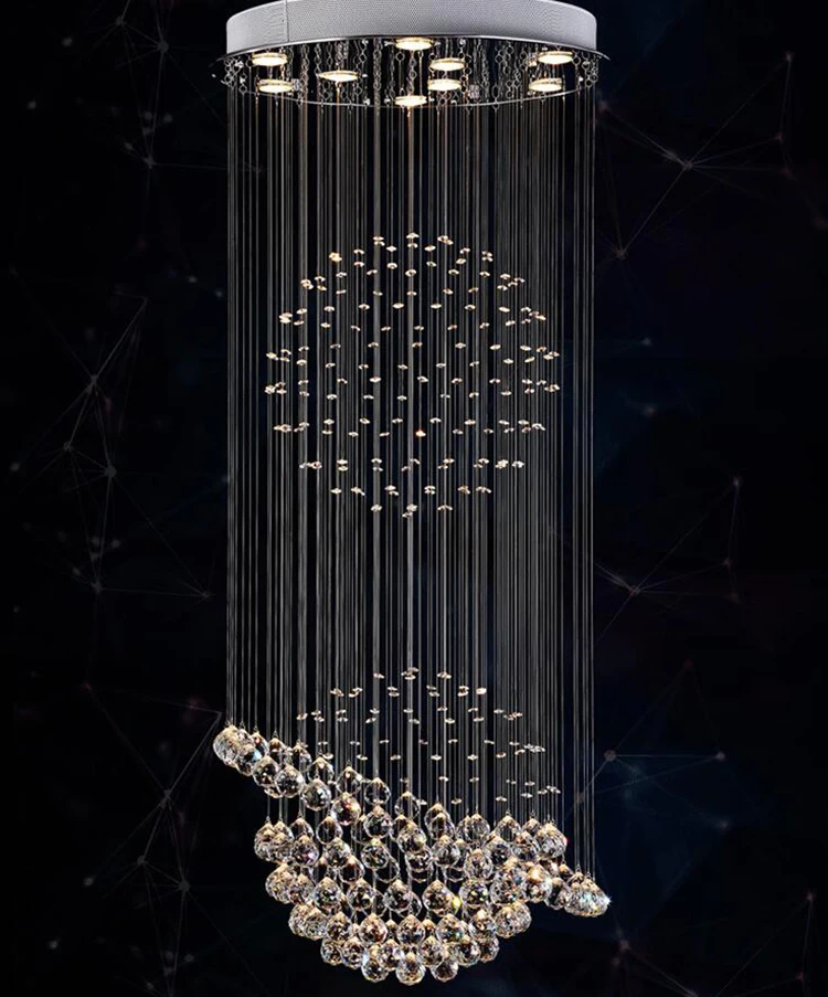 Clearance jmmxiuz 2018 HOT selling New Modern K9 LED Crystal Chandelier Crystal Lamp 100% Guarantee 10
