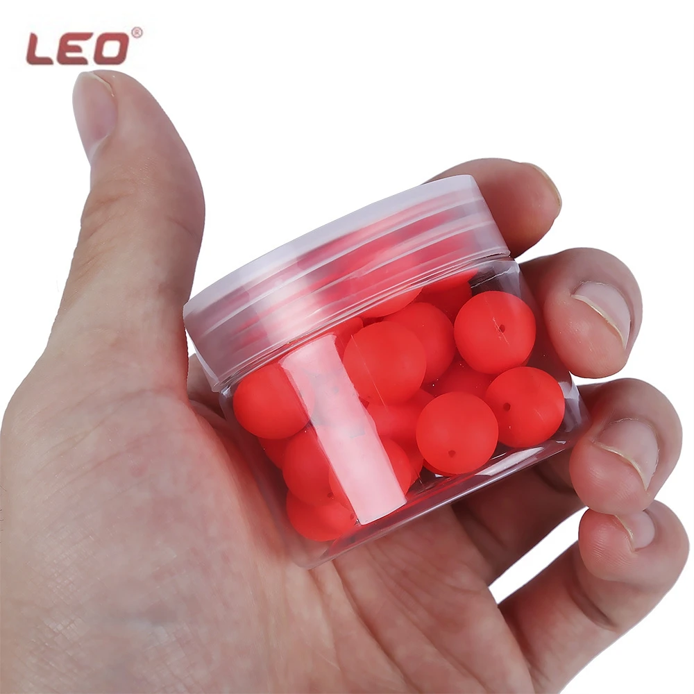 LEO Fishing Float 30pcs Bean Shape EPS Foam Float Ball for Outdoor