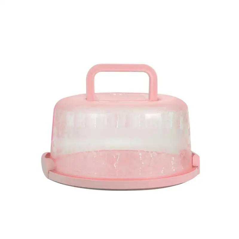 Pink Переносная коробка для пирожных, коробка для хранения продуктов питания, коробка для хранения фруктов и овощей, коробка для хранения свежести на свадьбу, юбилей, вечерние, для кухни - Цвет: Pink