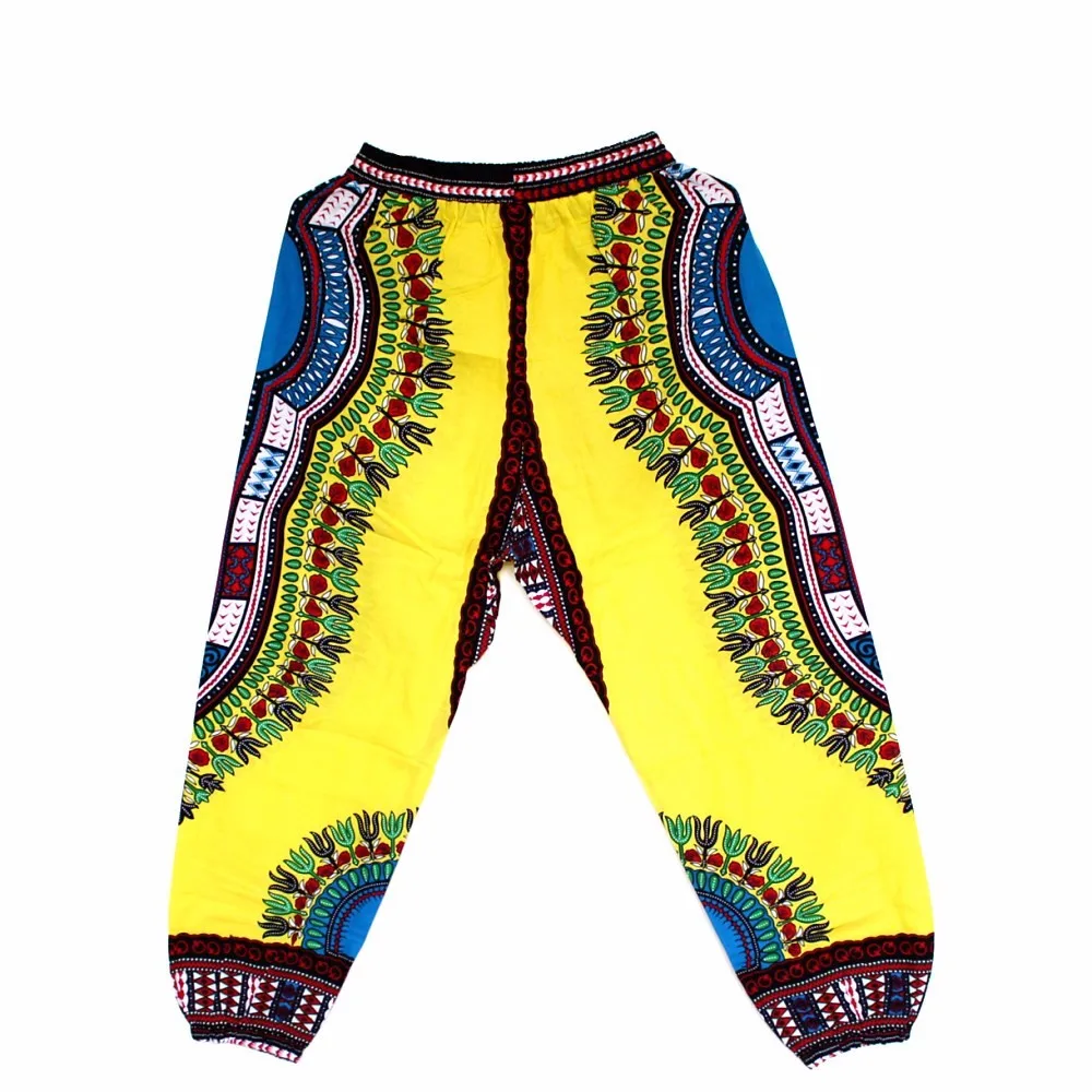 african fashion style African Dashiki Print Trouser Design women Pants Traditional African Clothing Print Dashiki Fabirc Pants For Women And Men african robe