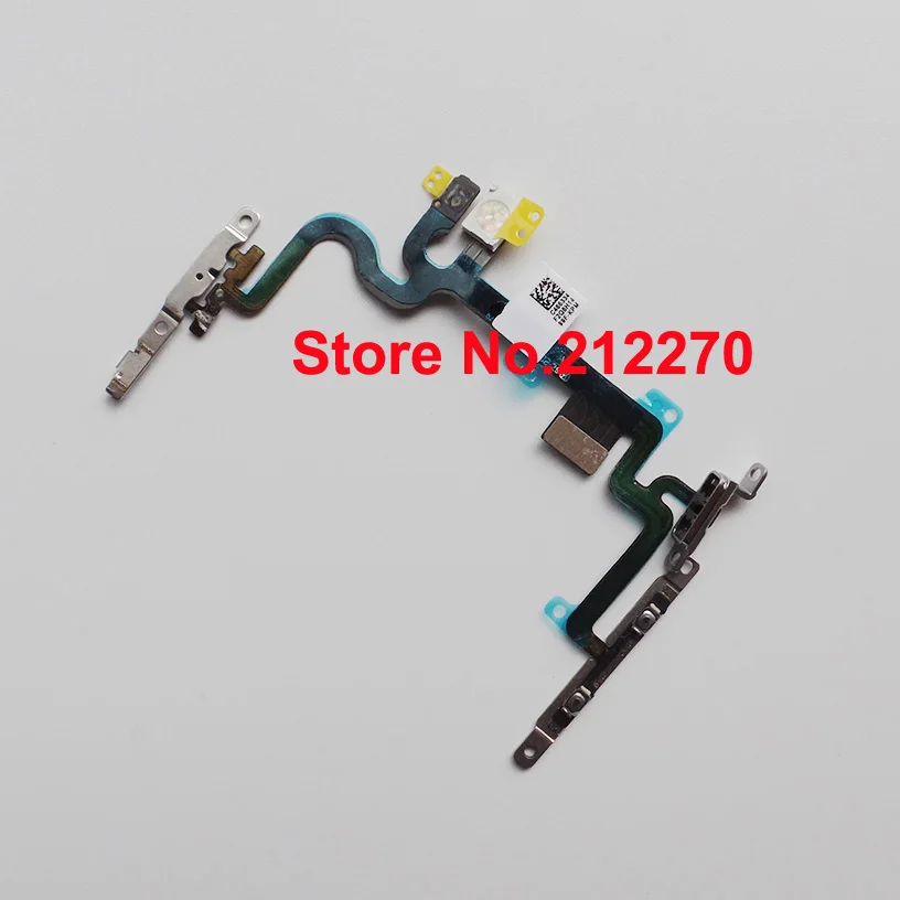 Yuyond Original New Power Volume Button Flex Cable With Metal Bracket