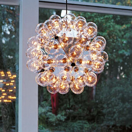 Лампы для помещений 17/20 головок, небольшой шар, матовый стеклянный подвесной светильник с пузырьками, простая Роскошная лампа для декольте