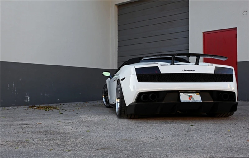 Горячая низкая цена углеродного волокна задний спойлер GT Крыло для Lamborghini Gallardo LP550 LP560 LP570 2004-2012