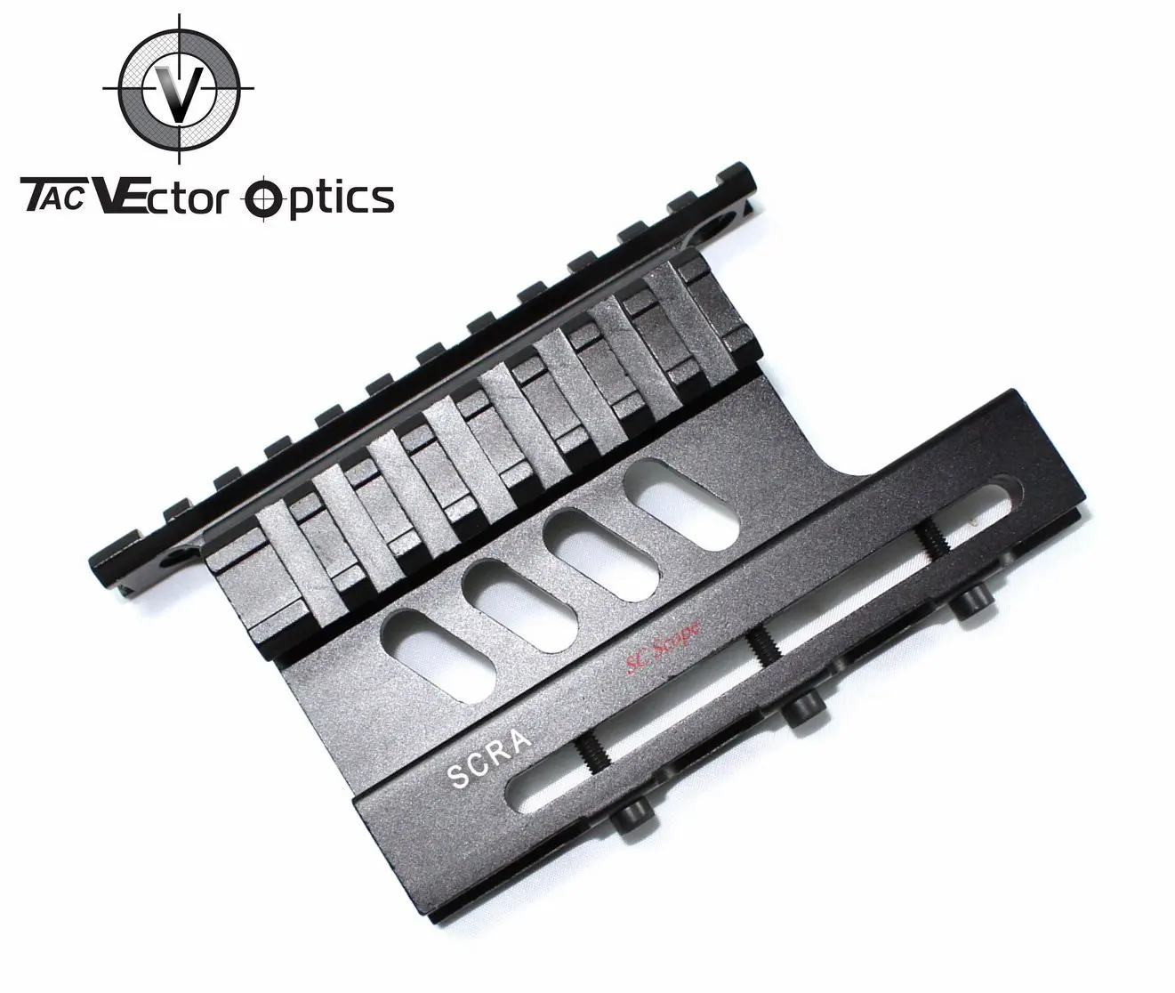 

Tactical AK Double Picatinny Rail Side Mount System Screw Style for AK 47 74