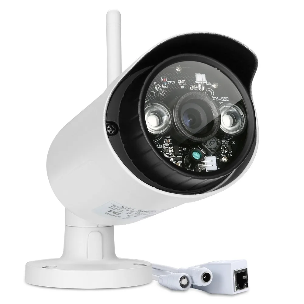 bilder für WIFI 1280x720 P 1.0MP Ip-kamera Wasserdichten Bullet 2LED IR Nachtsicht Outdoor-überwachungskamera ONVIF P2P CCTV Cam mit IR-Cut bilder für WIFI 1280x720 P 1.0MP Ip-kamera Wasserdichten Bullet 2LED IR Nachtsicht Outdoor-überwachungskamera ONVIF P2P CCTV Cam mit IR-Cut