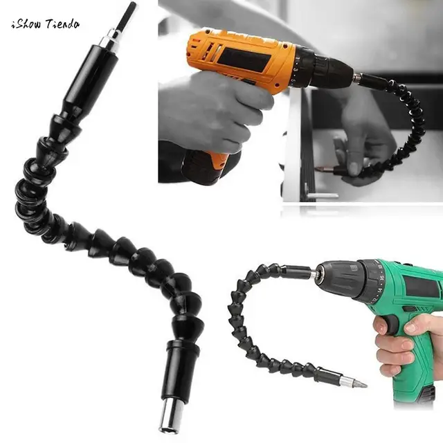 ISHOWTIENDA Nuovo 1 pz 29.5 cm Albero Flessibile Bit Extention Cacciavite Trapan ISHOWTIENDA Nuovo 1 pz 29.5 cm Albero Flessibile Bit Extention Cacciavite Trapan