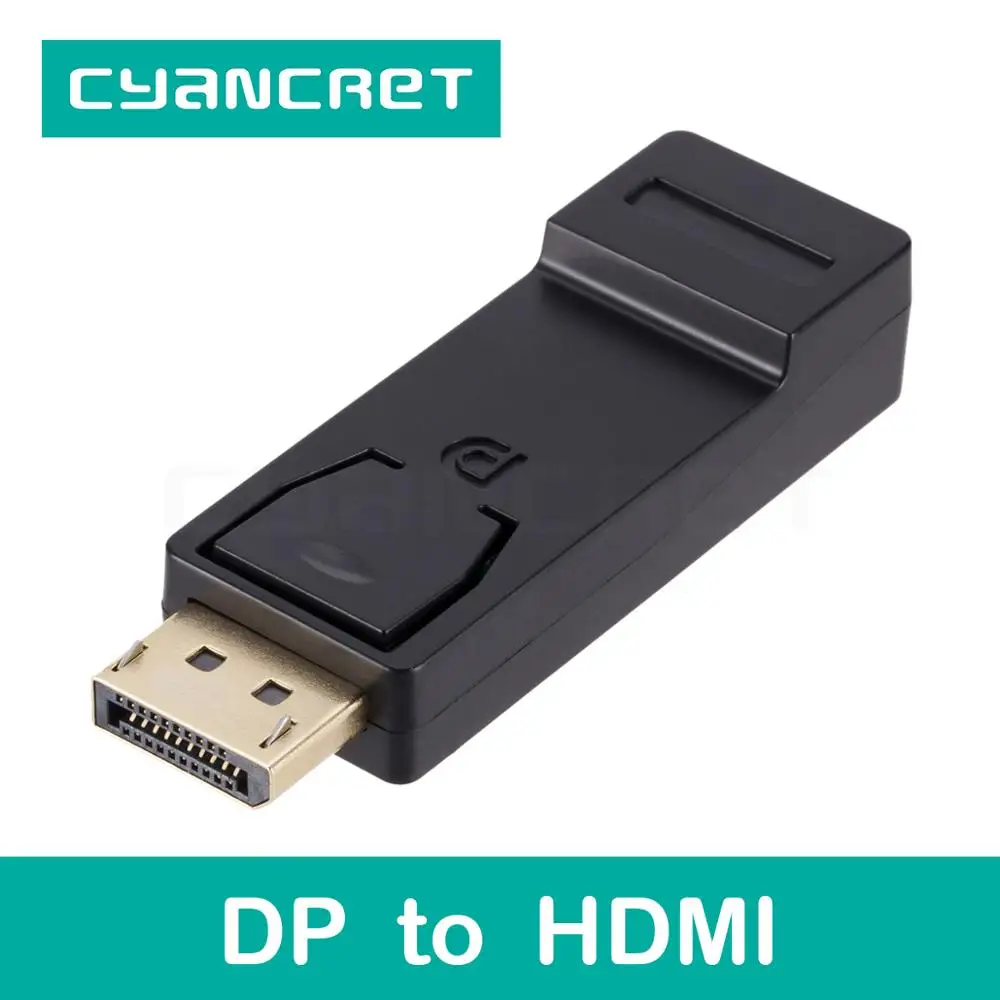 

Video Cable Convert Displayport DP to HDMI Port Connector Male-Female Adapter for Computer HDTV Monitor Projector Support 1080P
