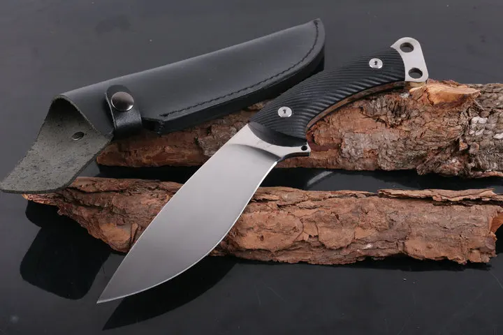 

Strider Hunting Fixed Knives,5Cr13Mov Blade G10 Handle Tactical Survival Knife,Camping Knife.