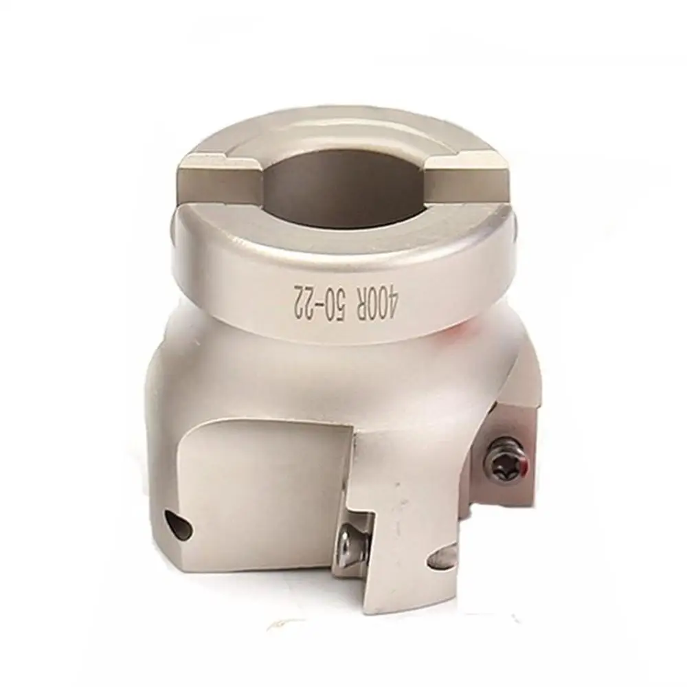 1pc Mayitr 50mm Face Milling Cutter MT3-FMB-Shank + 4pcs APMT1604 Inserts with Box For CNC Milling Tools