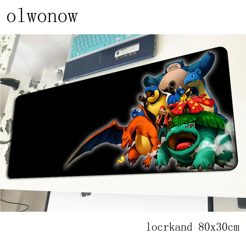 Коврик для мыши pokemons большой компьютерный геймер коврик 800x300x2 мм padmouse лучший