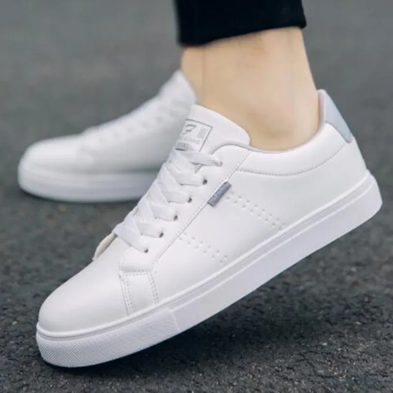 

PADEGAO 2019 spring fall White Shoes Men Casual Shoes Male Sneakers Cool Street Men Shoes Brand Man Footwear K6169