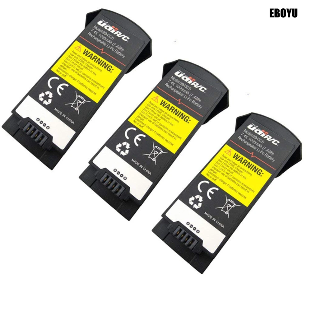 EBOYU Udi 7 4 V 1000mAh модульный дизайн Lipo батарея для UDI U818A PLUS U49W U49C AA818 RC Квадрокоптер