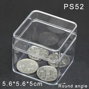 

16 sizes Square Box Clear Plastic Storage for DIY Tool Nail Art Jewelry Accessory candy packaging pvc case container