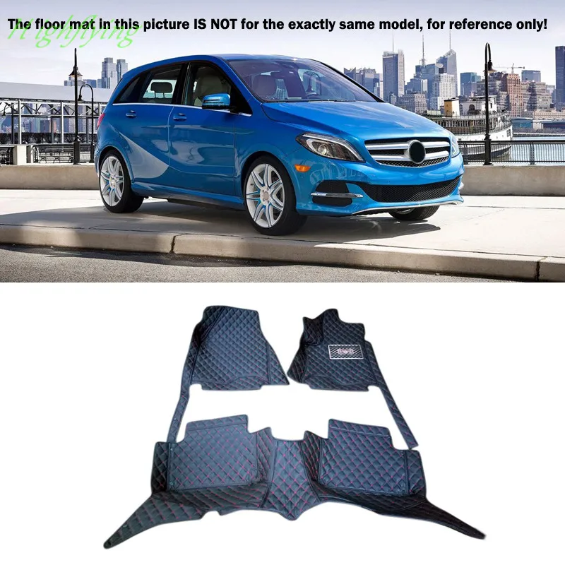 Front&back Floor Mats Carpets Foot Pads Mats For Mercedes Benz B Class W246 2013 2014 2015in