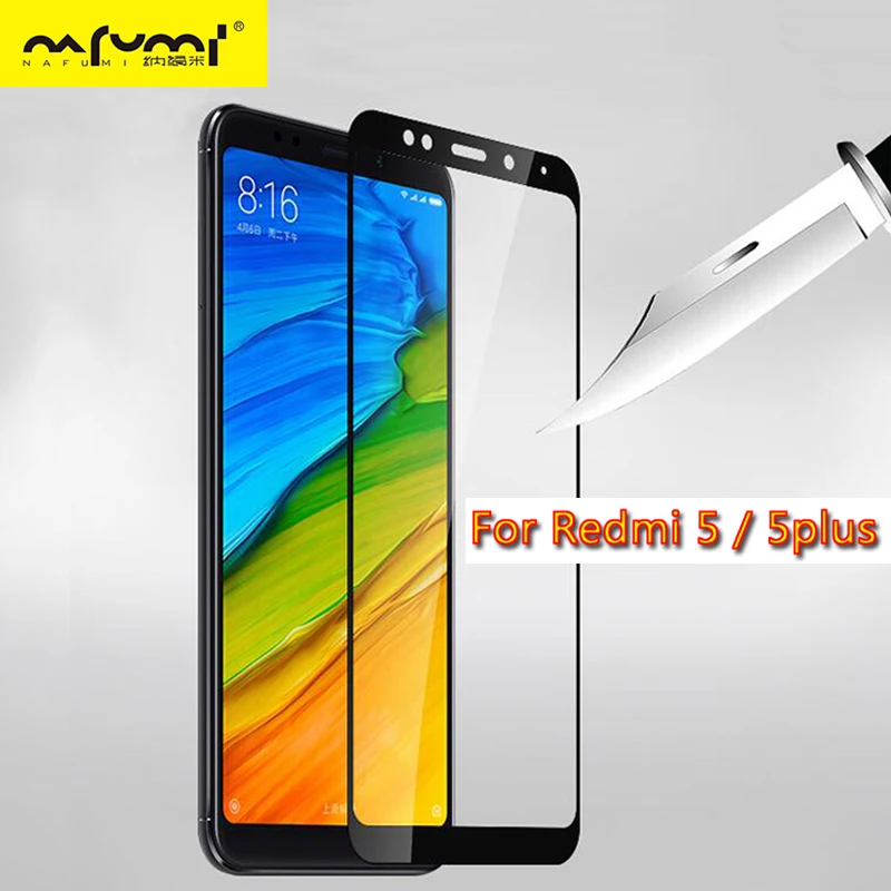 

Protective Glass For Xiaomi Redmi Note 5 Pro Tempered Glass On the for Xiaomi Redmi 5 Plus Screen Protector Full Cover film