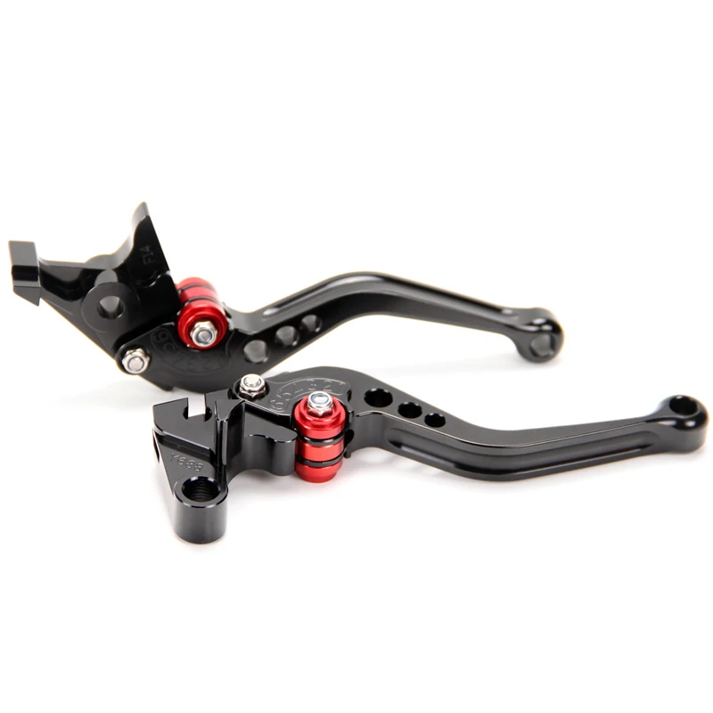 Для Kawasaki Z750 (2004 2005 2006) короткие анодированный сцепные рычаги черный|brake clutch levers|clutch