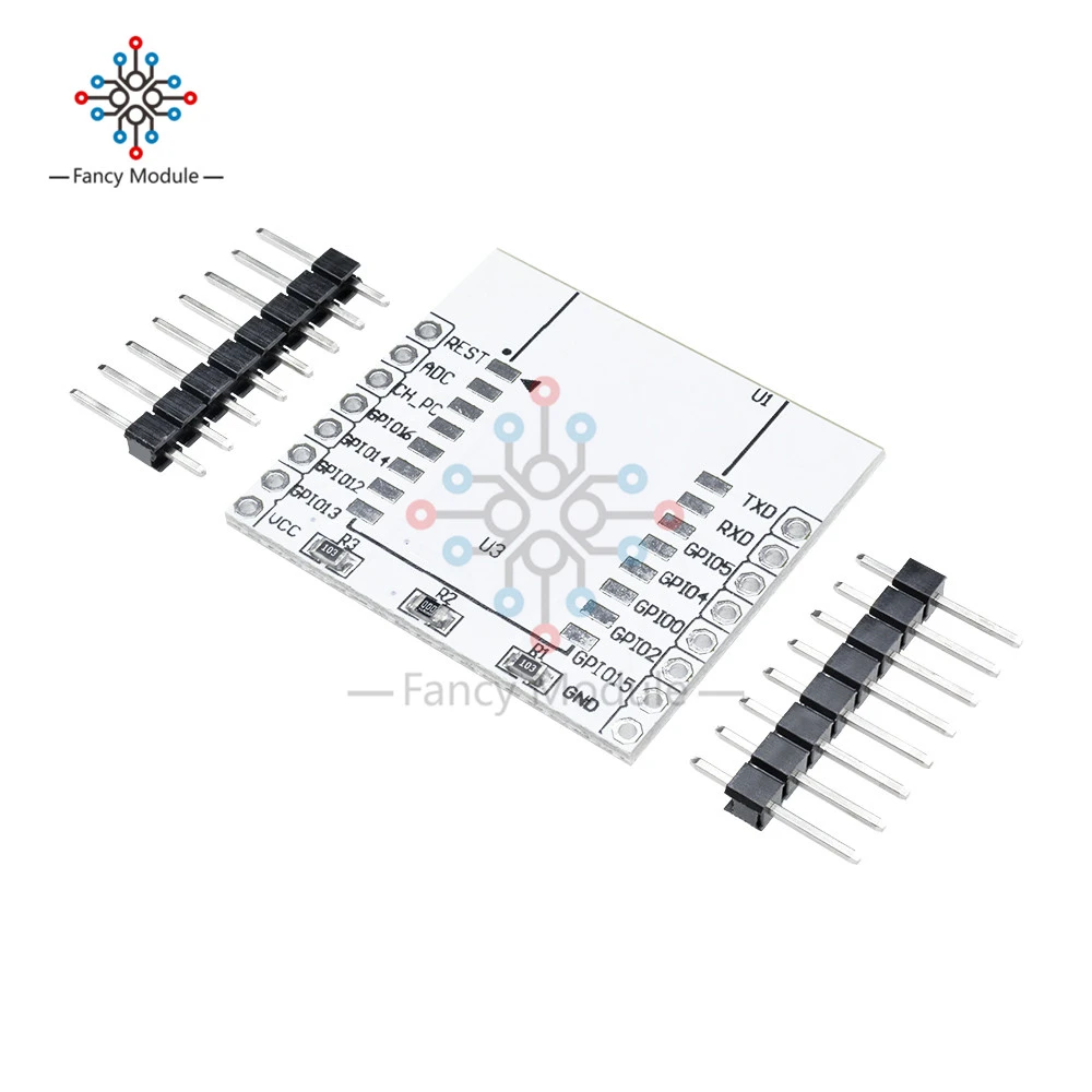 WIFI ESP8266 Piastra Adattatore del Modulo con IO Lead Out per ESP-07-08-12