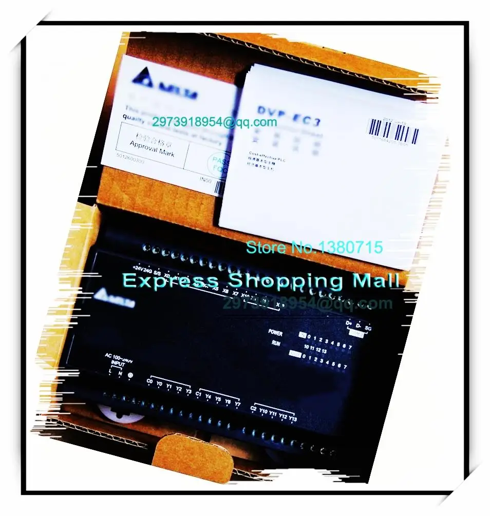 New Original DVP24EC00T3 Delta PLC EC3 series 100-240VAC 12DI 12DO Transistor output new original delta plc eh3 series 100 240vac 24di 16do transistor output dvp48eh00t3