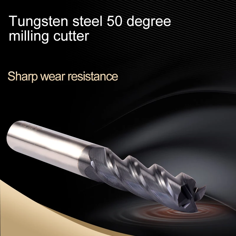 Augusttools Cnc инструменты фреза HRC50 4 Флейта Фреза мм 5 6 8 10 12 сплав карбида Концевая
