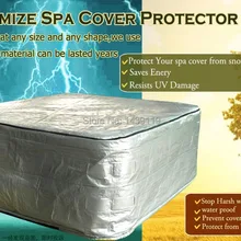 Горячая ванна крышка, size9" x 91" x36 и крышка spa протектор, можно настроить в любой размер и форму