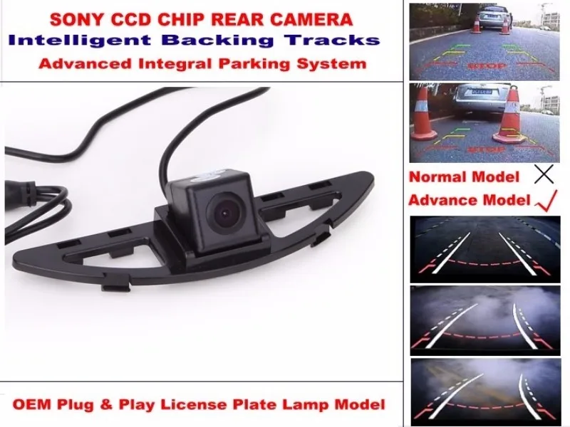 For Honda Ballade 2011 ~ 2015 For Honda City 2012 ~ 2014 Smart Tracks Chip Camera HD CCD Intelligent Dynamic Rear View Camera (3)