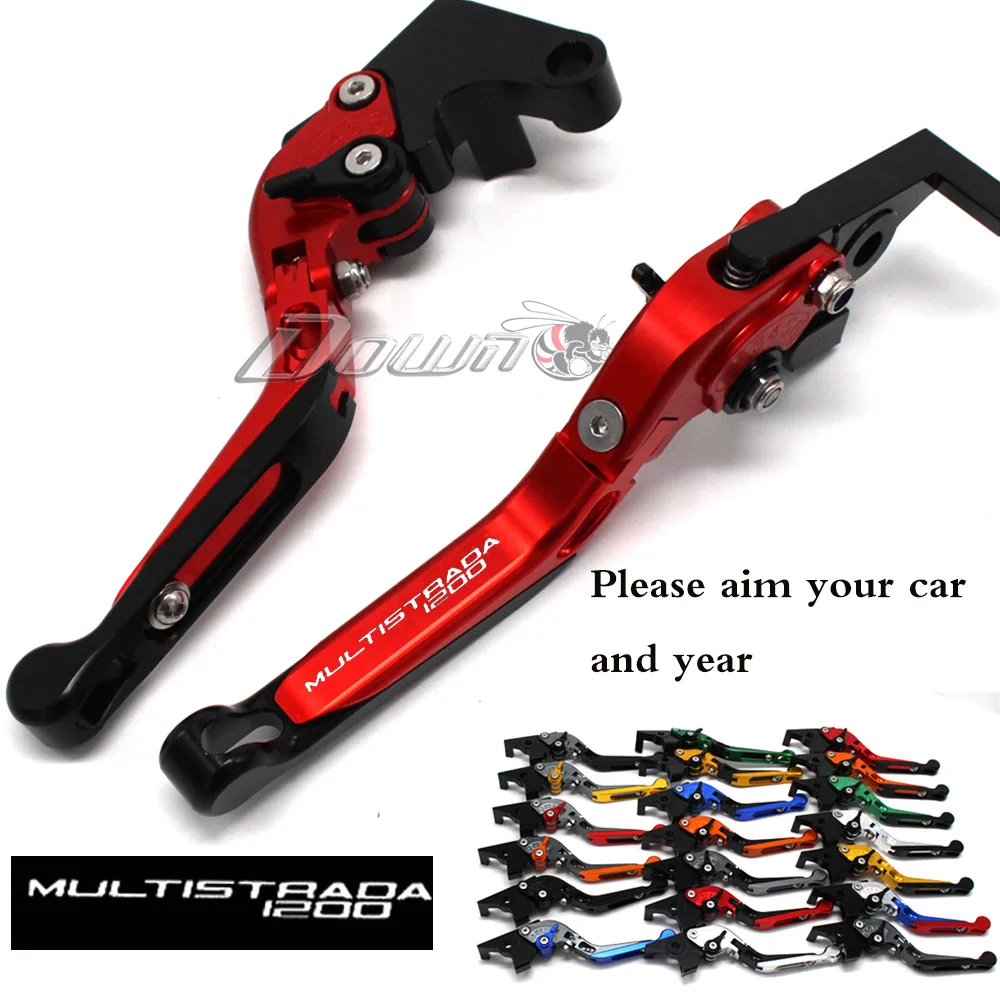 Лазерный Логотип CNC мотоцикл сцепные рычаги для Ducati MULTISTRADA 1200/S/GT 2010 2011 2012 2013 2014 2015